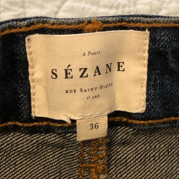 Sezane Serge trouser jeans. Size 4. - Picture 5 of 13